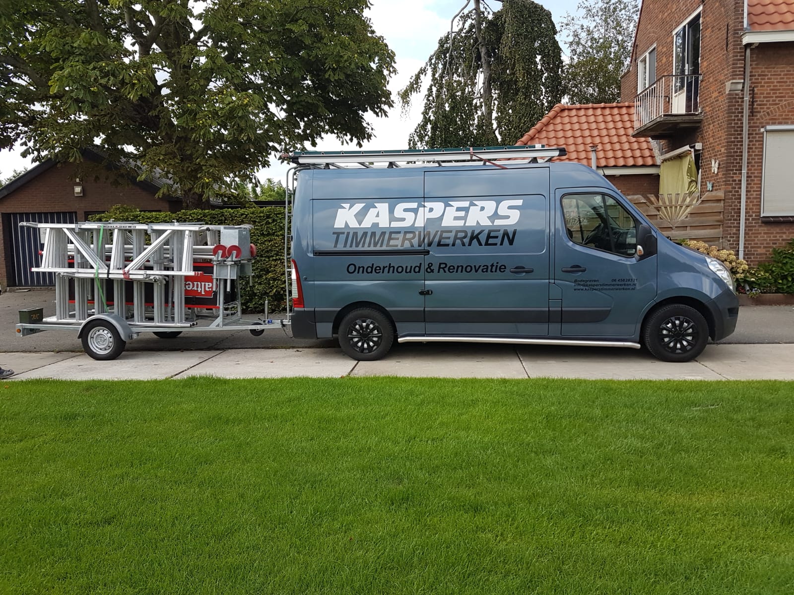 Kaspers Timmerwerken bus - timmerman Bodegraven, onderhoud & renovatie